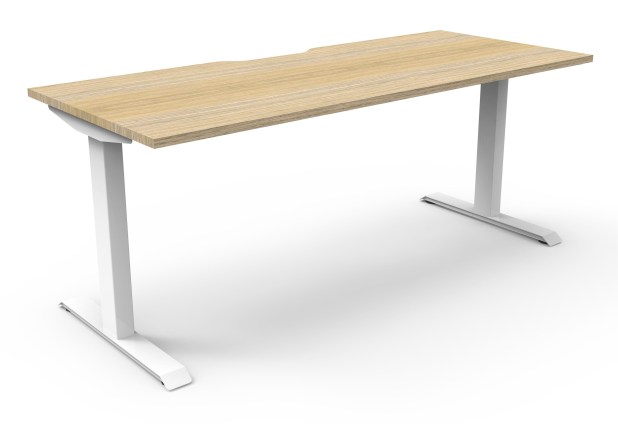 White Frame - Natural Oak Top